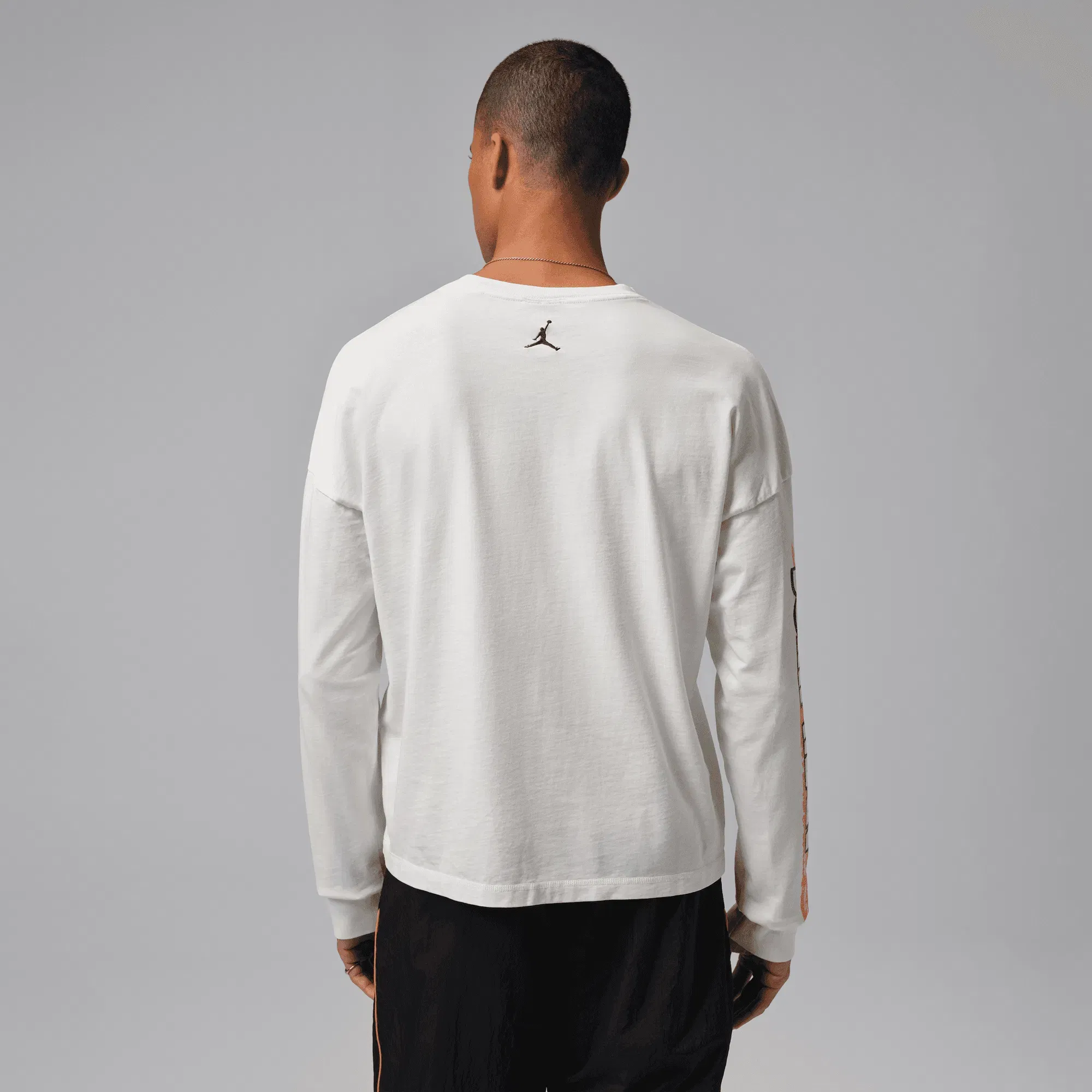 Air Jordan MJ BLACK CAT L/S TEE - IVORY
