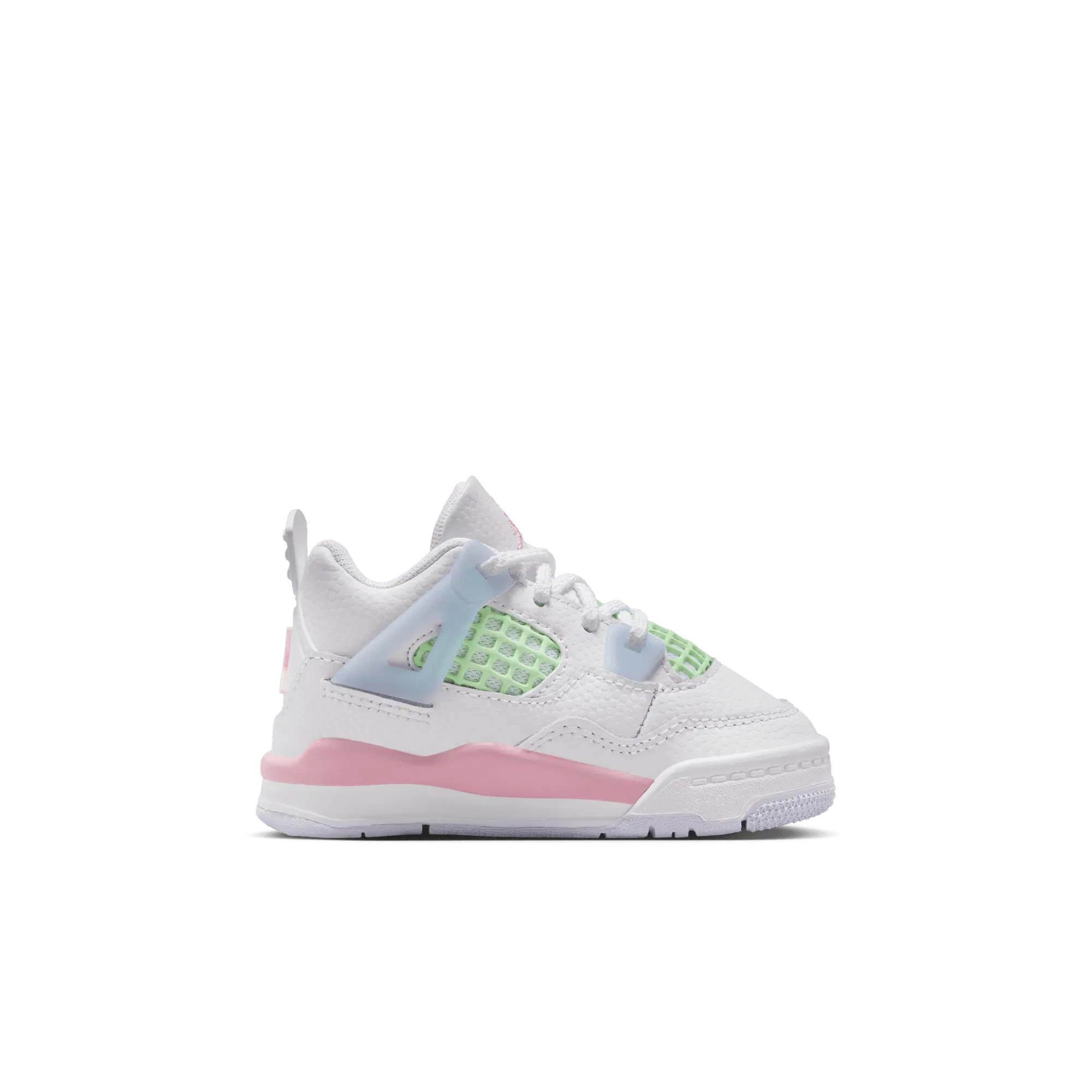 Air Jordan JORDAN 4 RETRO (TD) - WHITE / MEDIUM SOFT PINK / VAPOR GREEN