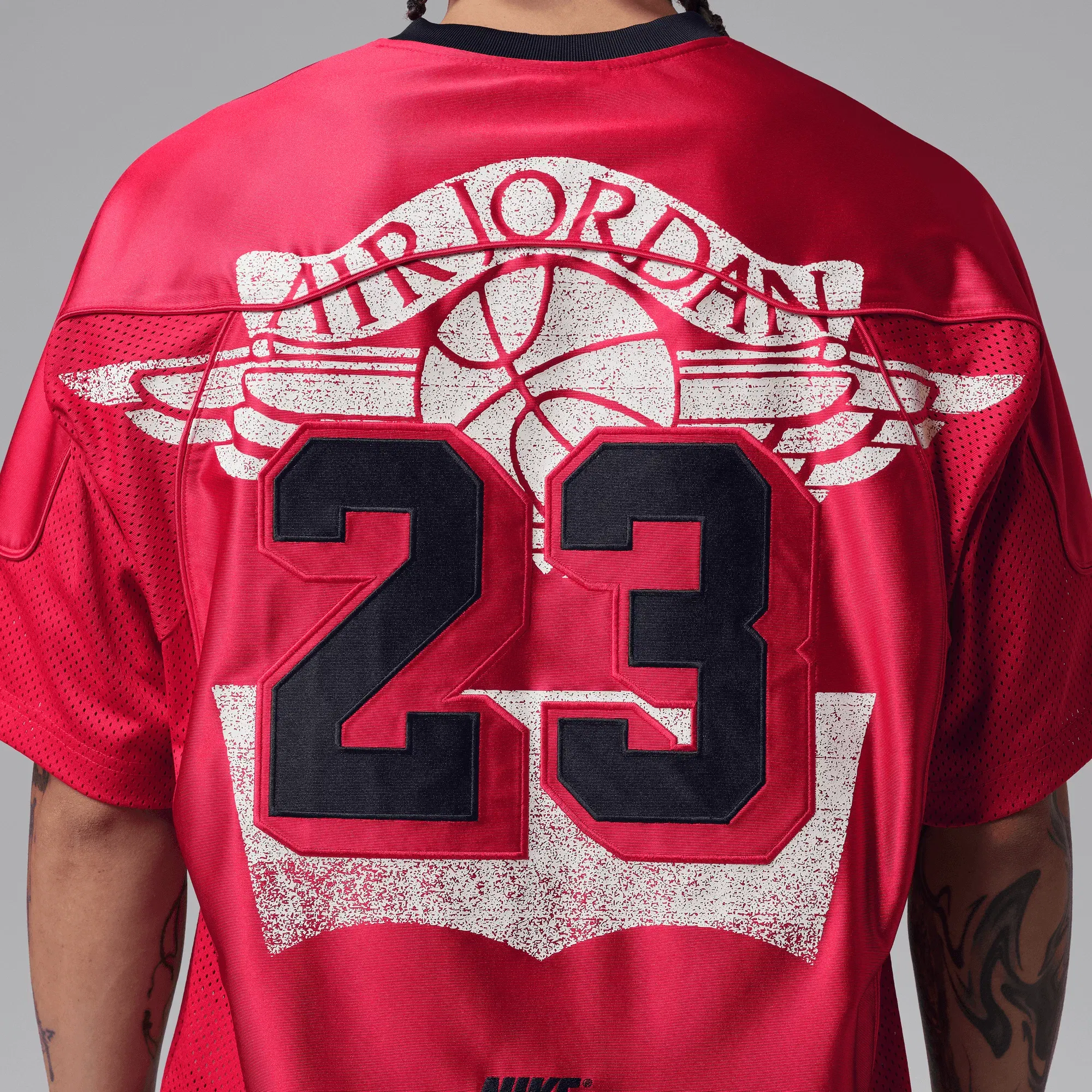 Air Jordan LEVI'S X JORDAN JERSEY - GYM RED / BLACK / PALE IVORY