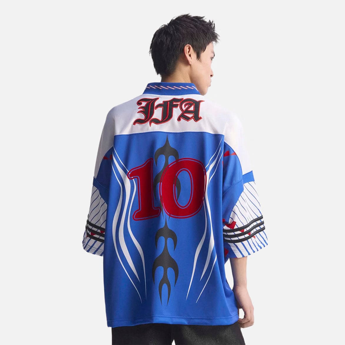 adidas BRINGBACK REMIXED JAPAN JERSEY - POWER BLUE / WHITE / RED