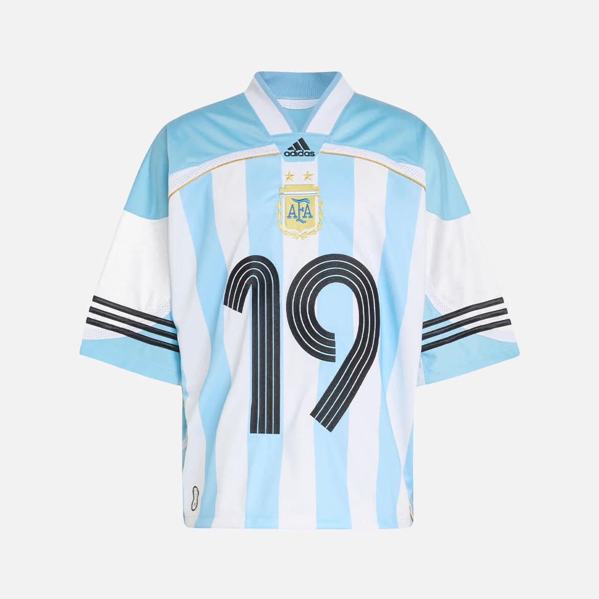 adidas BRINGBACK REMIXED ARGENTINA JERSEY - CLEAR BLUE / WHITE