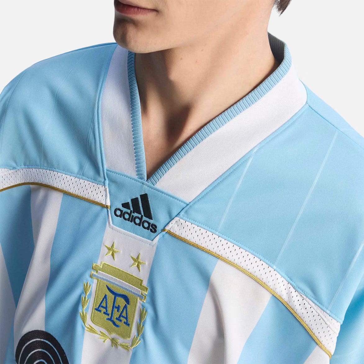 adidas BRINGBACK REMIXED ARGENTINA JERSEY - CLEAR BLUE / WHITE