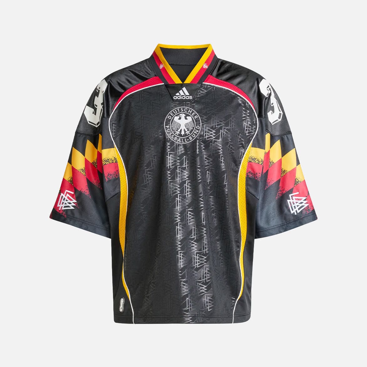 adidas BRINGBACK REMIXED GERMANY JERSEY - BLACK