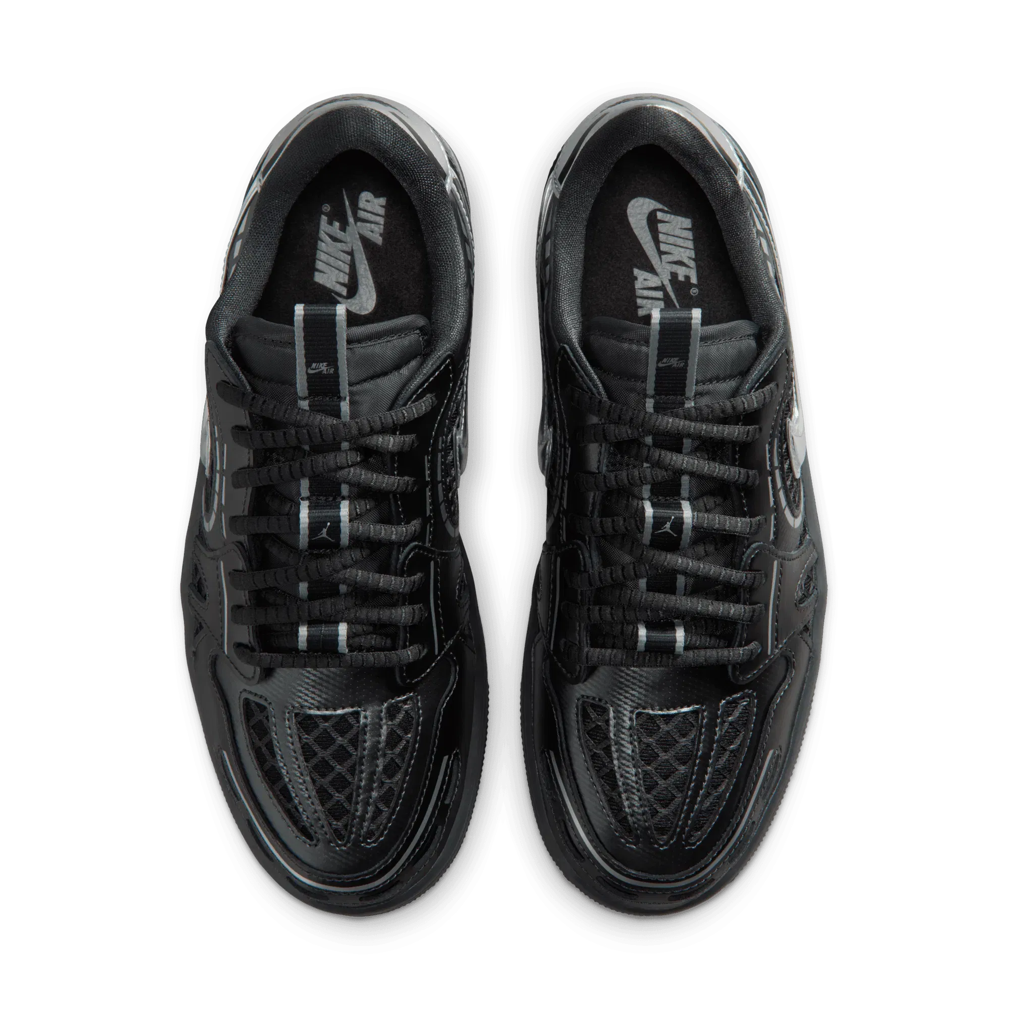 Air Jordan WMNS AIR JORDAN 1 MM LOW V3 - BLACK / METALLIC SILVER