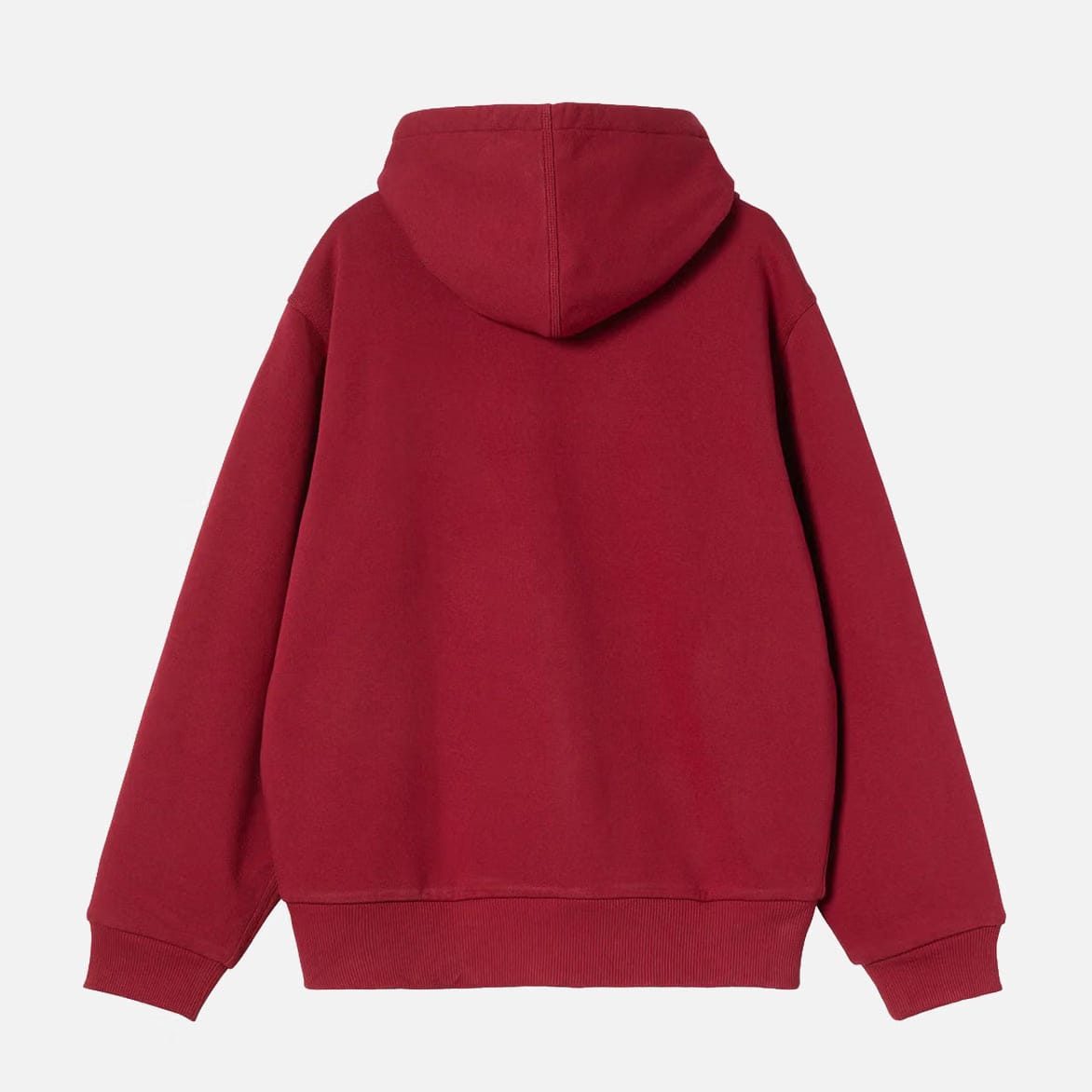 Carhartt WIP ACTIVE SWEAT JACKET - SCARLET / STONE WASHED