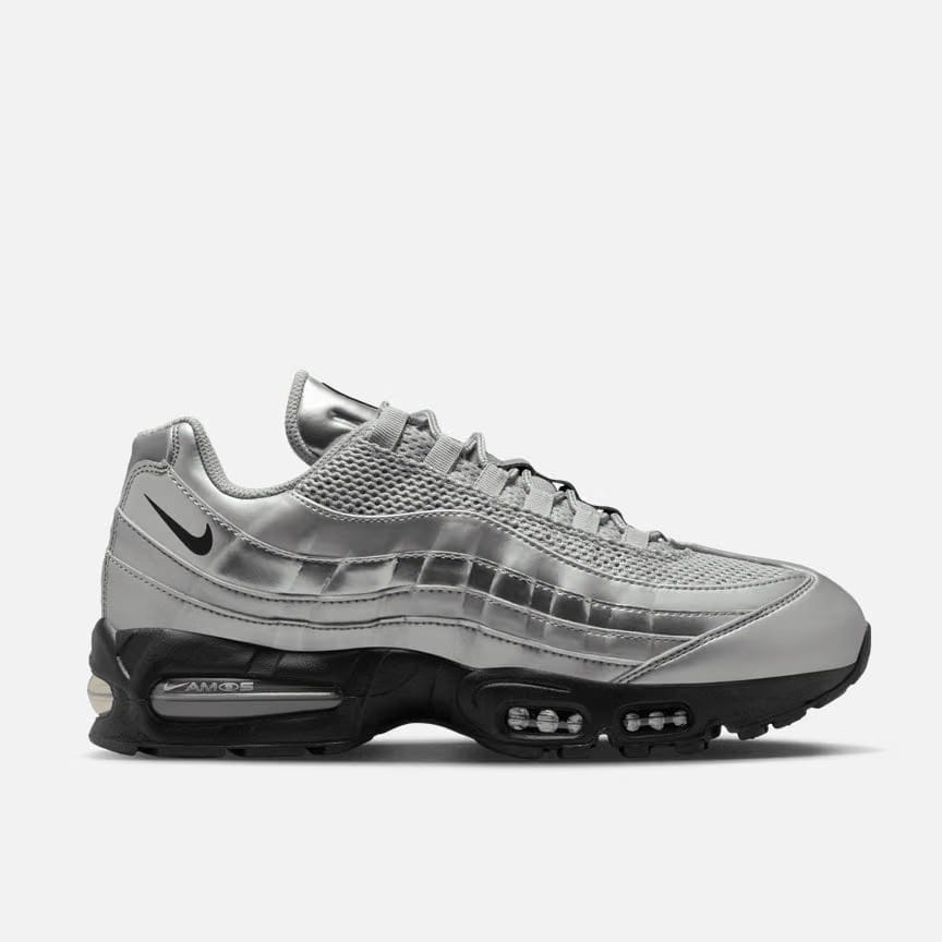 Nike AIR MAX 95 BIG BUBBLE SE "TOTAL 90" - METALLIC SILVER