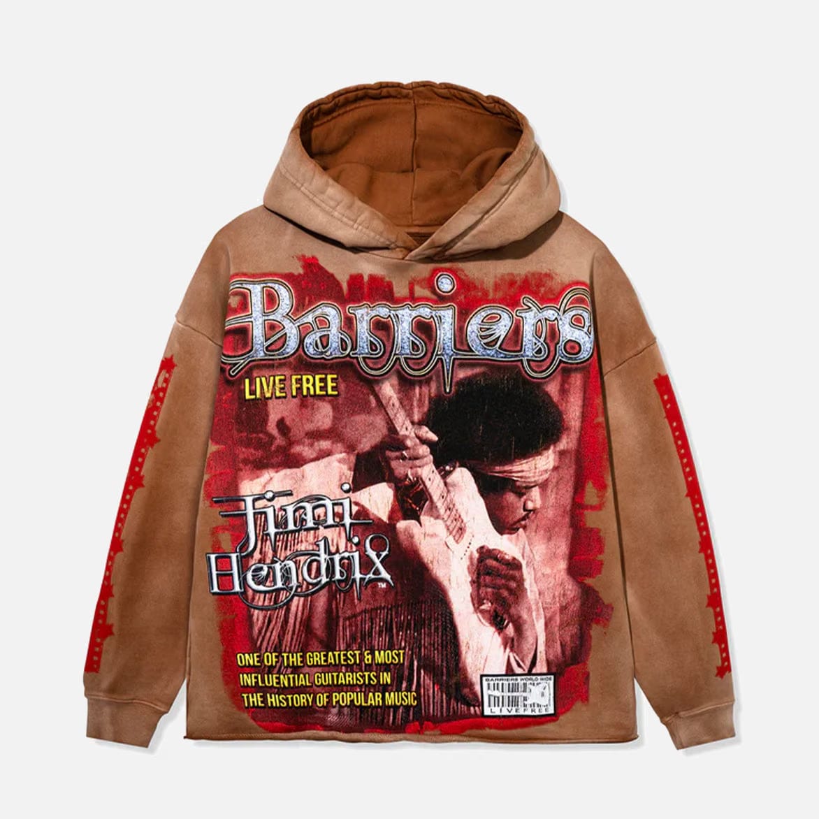 BARRIERS VOODOO CHILD HOODIE - BROWN