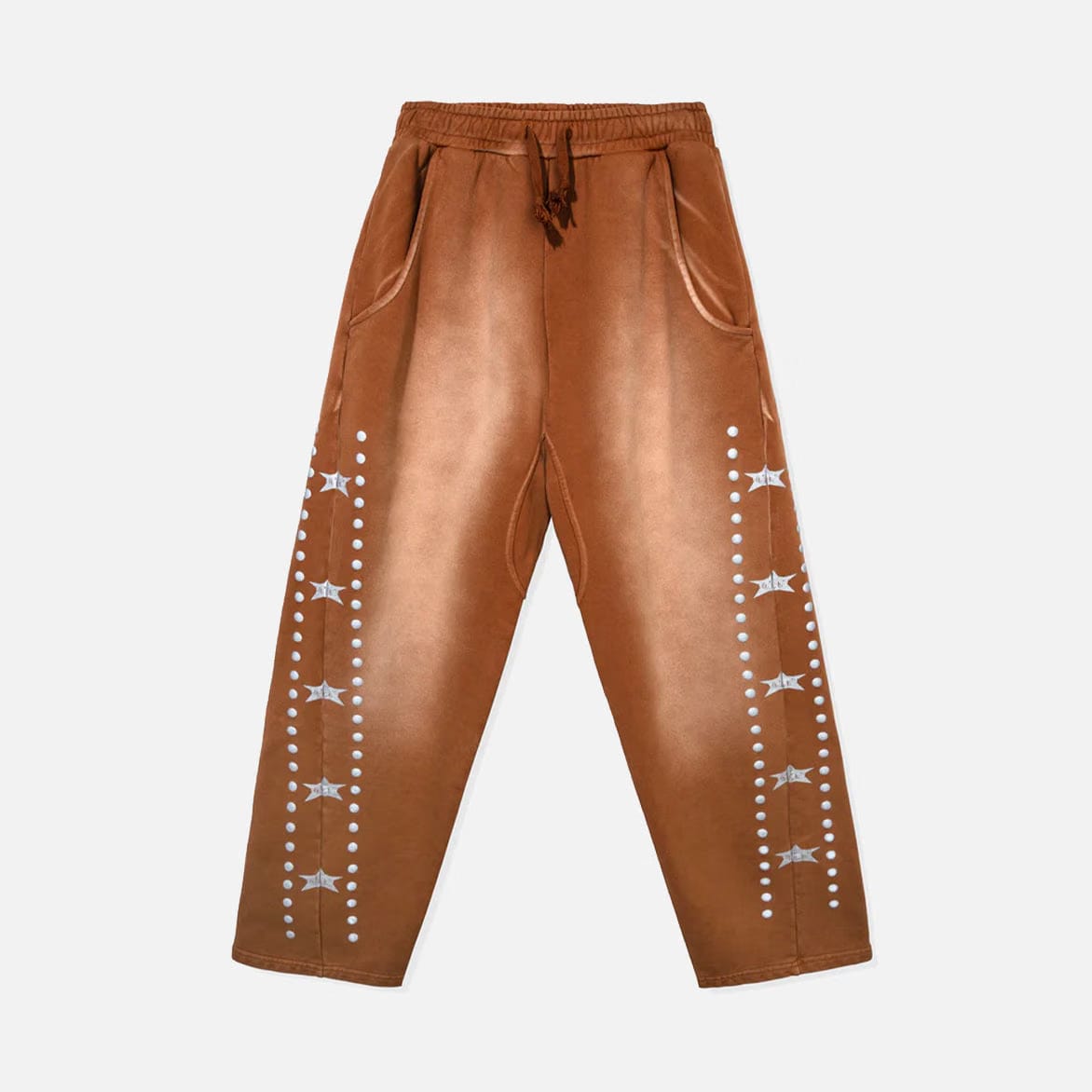BARRIERS EZY RYDER SWEATPANTS - BROWN