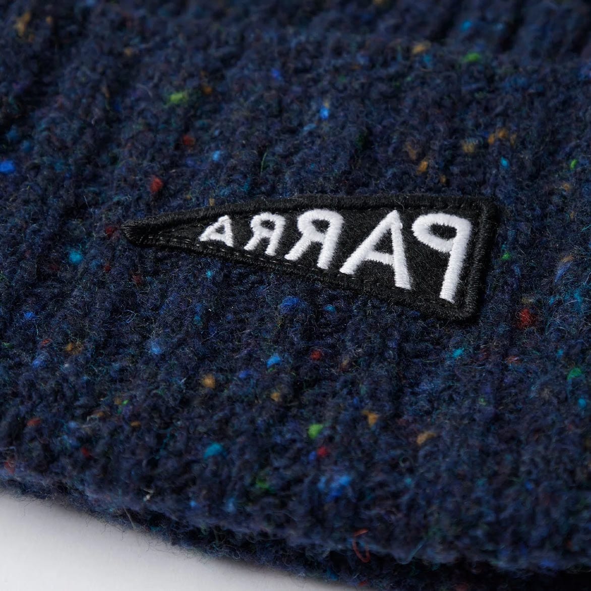 BY PARRA REVERSED FLAG BEANIE - BLUE