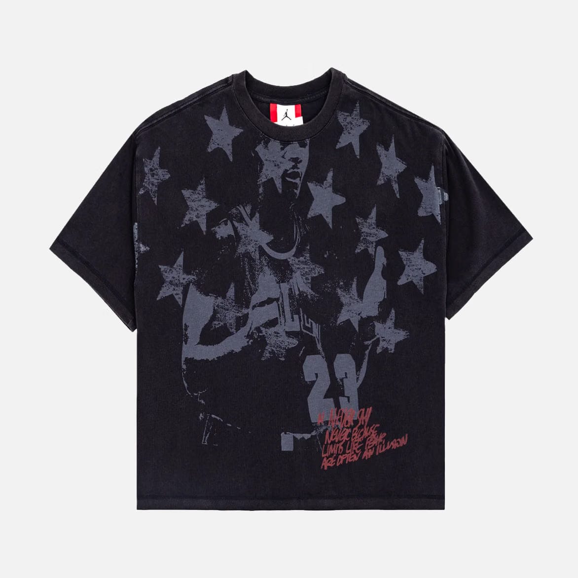 Air Jordan JORDAN MJ IH STAR S/S TEE - BLACK