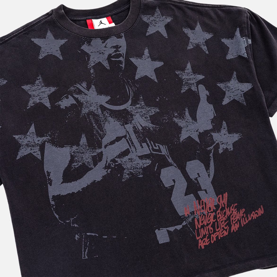 Air Jordan JORDAN MJ IH STAR S/S TEE - BLACK