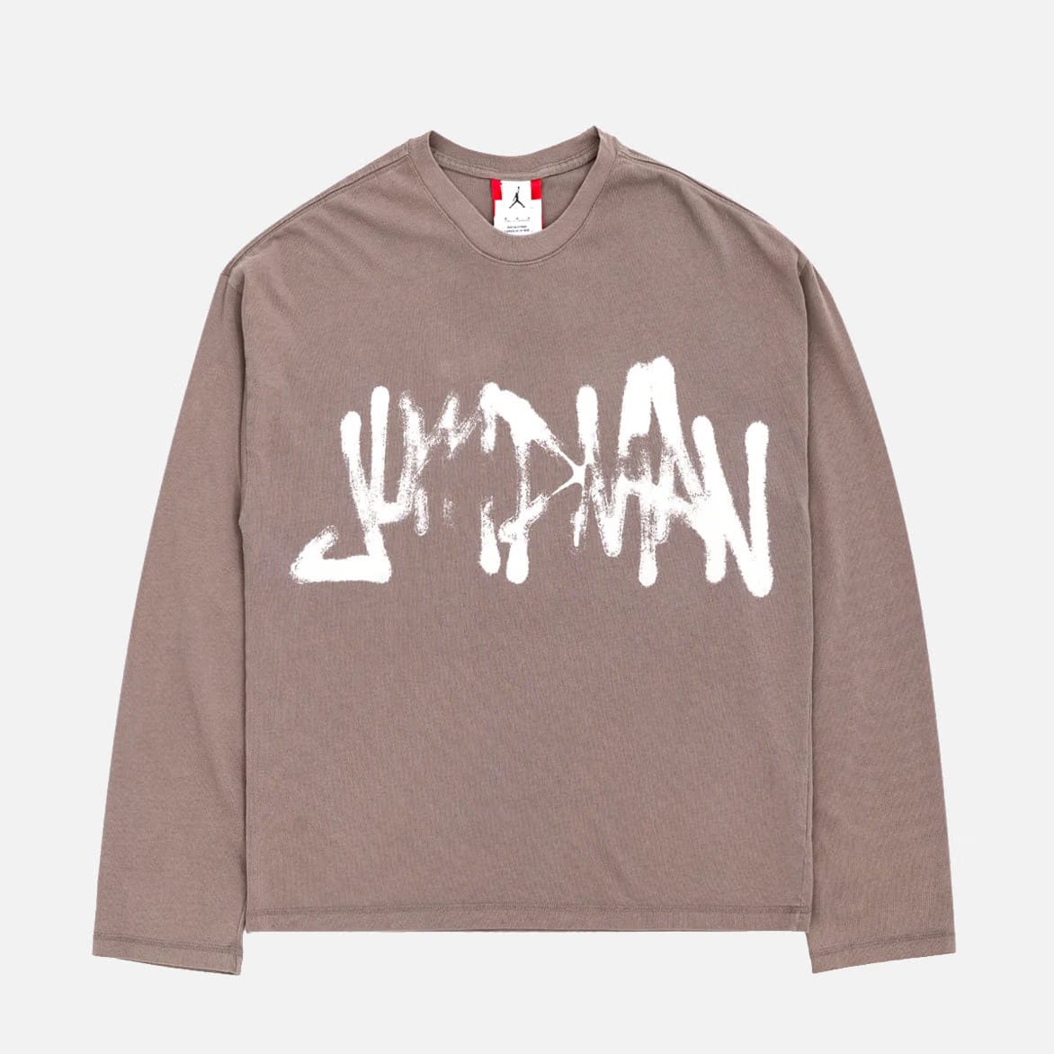 Air Jordan JORDAN IH JUMPMAN L/S TEE - CAVE STONE