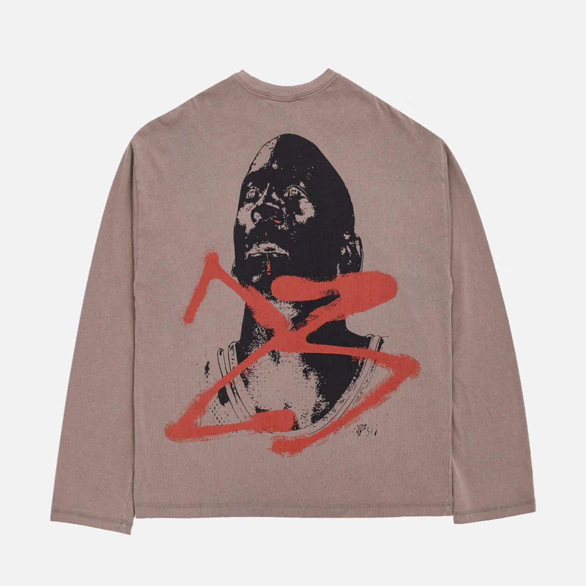 Air Jordan JORDAN IH JUMPMAN L/S TEE - CAVE STONE