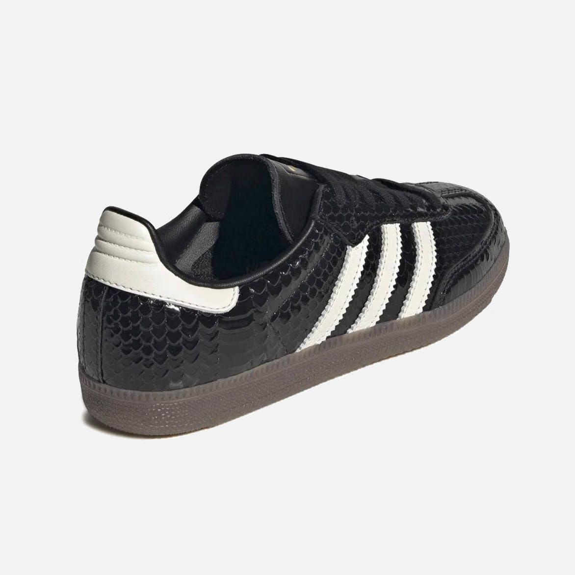 adidas WMNS SAMBA OG "PATENT SNAKESKIN" - BLACK