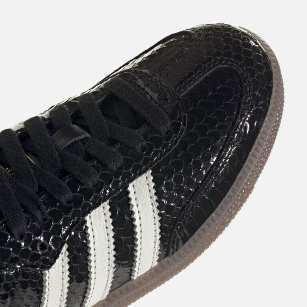 adidas WMNS SAMBA OG "PATENT SNAKESKIN" - BLACK