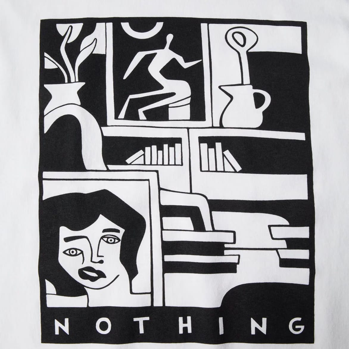 BY PARRA OUR HOUSE TEE - WHITE