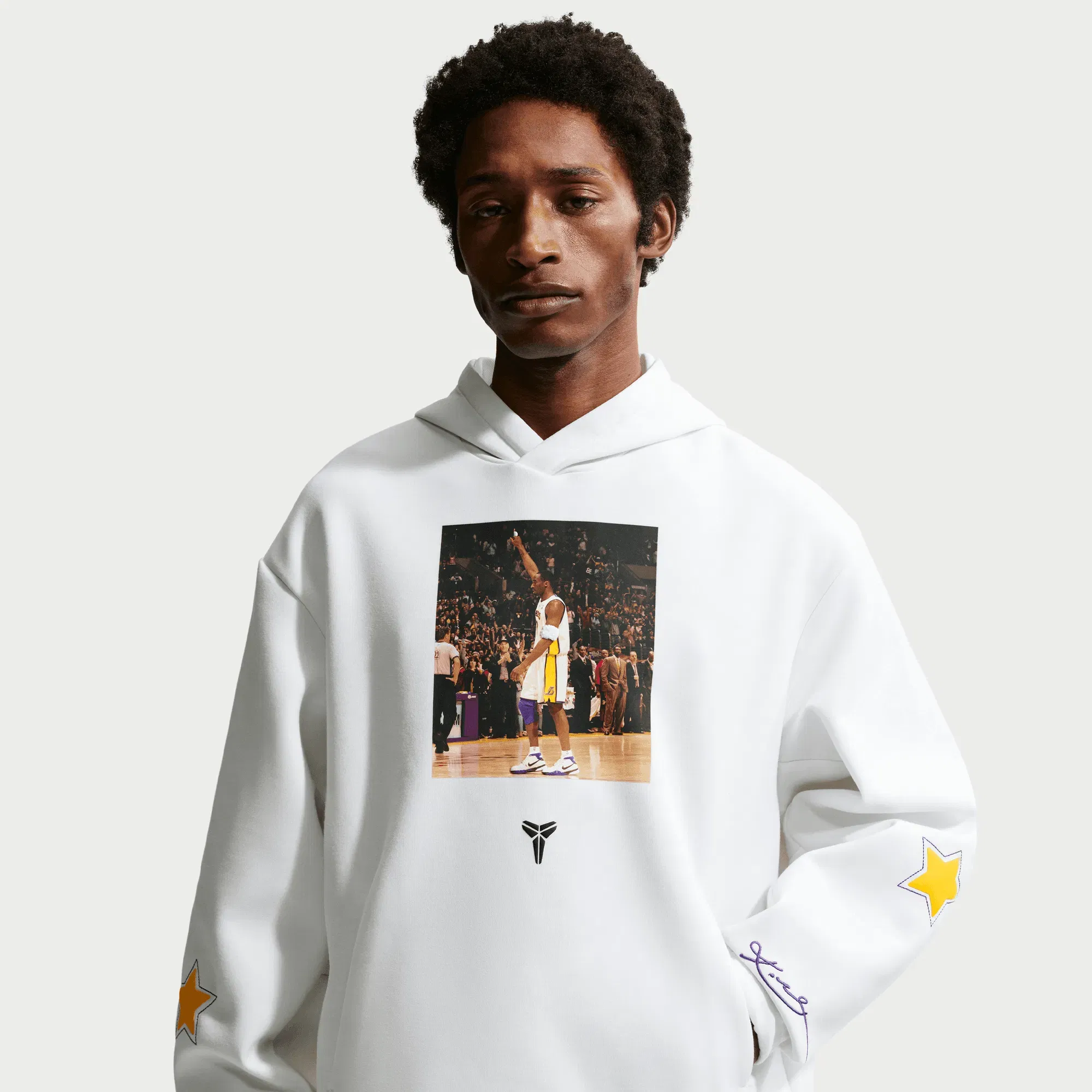 Nike DRI-FIT FLEECE "KOBE 81" HOODIE - WHITE