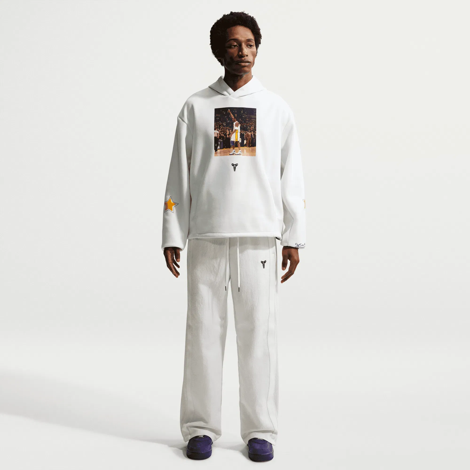 Nike DRI-FIT FLEECE "KOBE 81" HOODIE - WHITE
