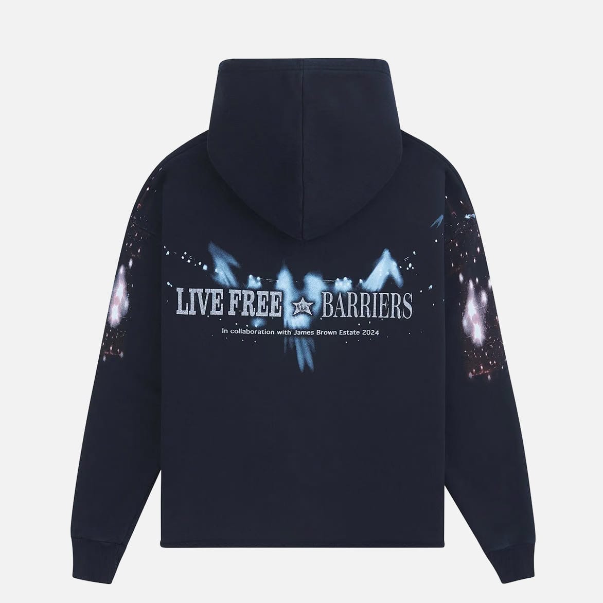 BARRIERS JAMES BROWN SHOWTIME HOODIE - BLACK