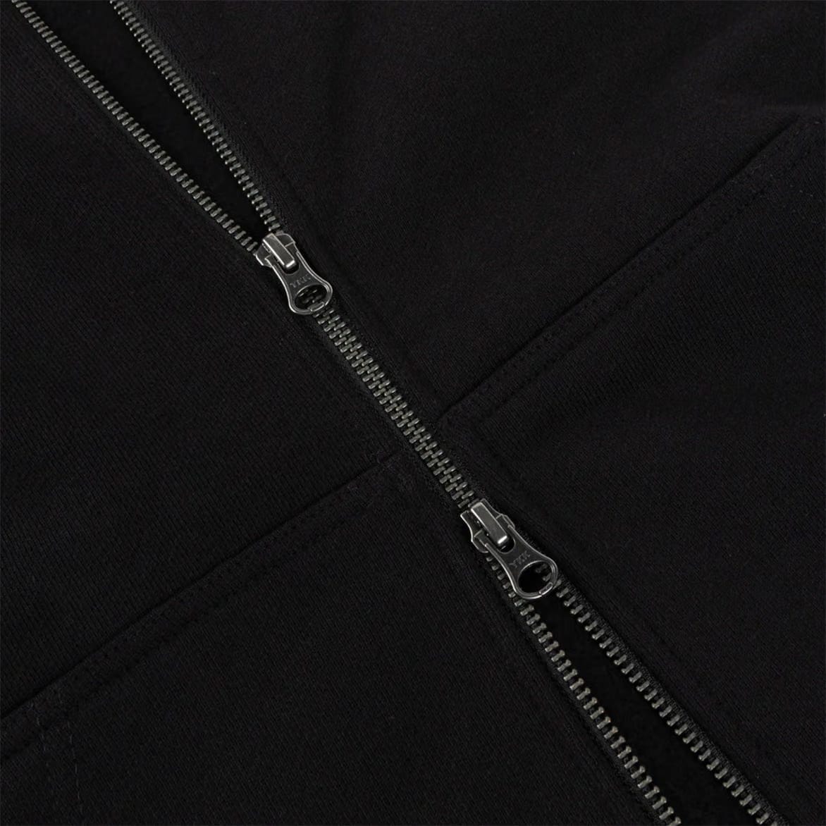 Dime CURSIVE SMALL LOGO ZIP HOODIE - BLACK