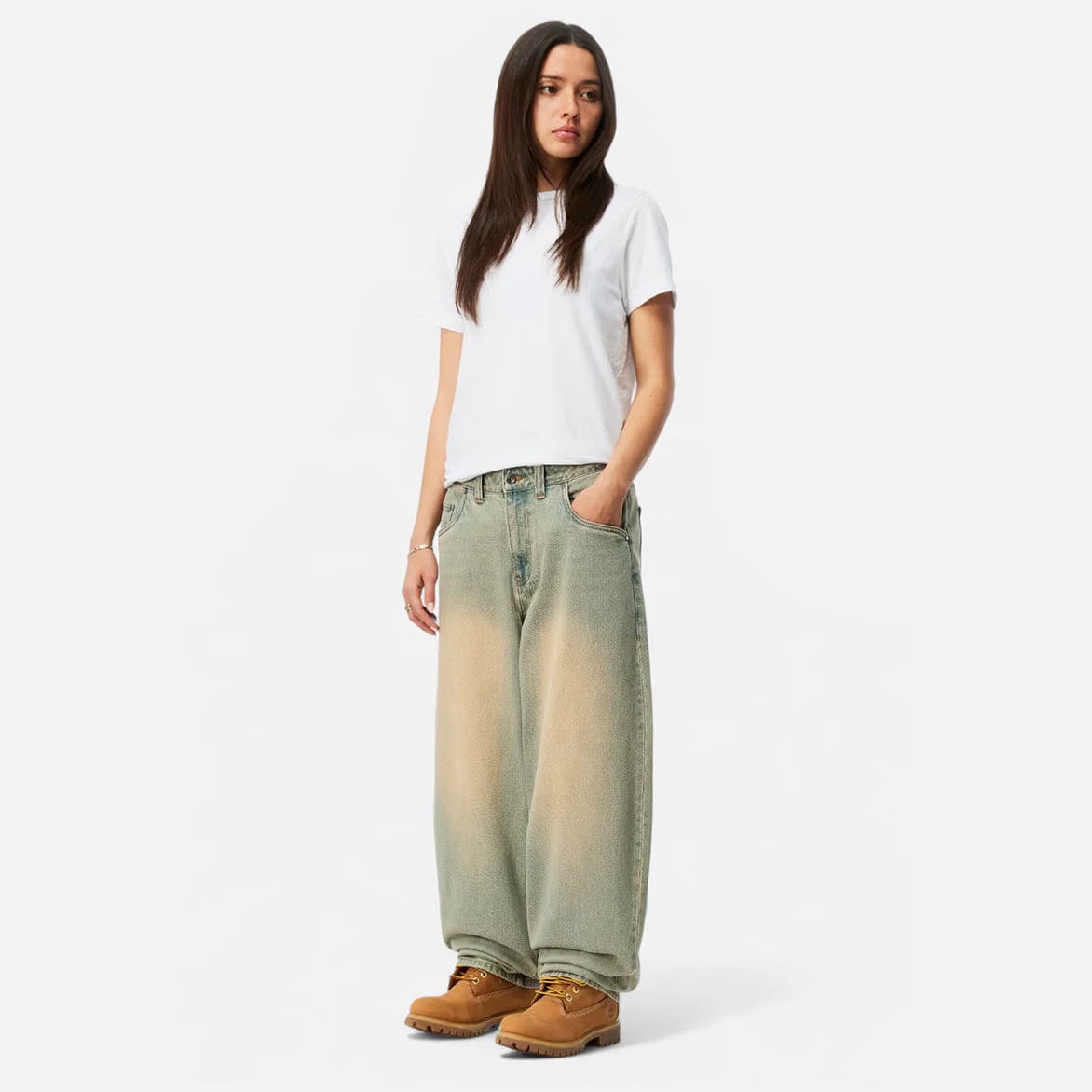 Dime BAGGY DENIM PANTS - SANDBLASTED SKY BLUE