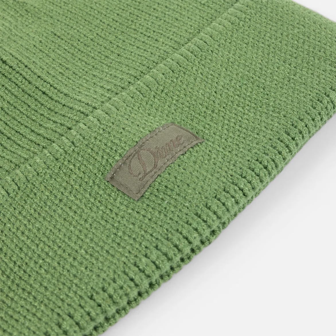 Dime CURSIVE RIB BEANIE - KHAKI