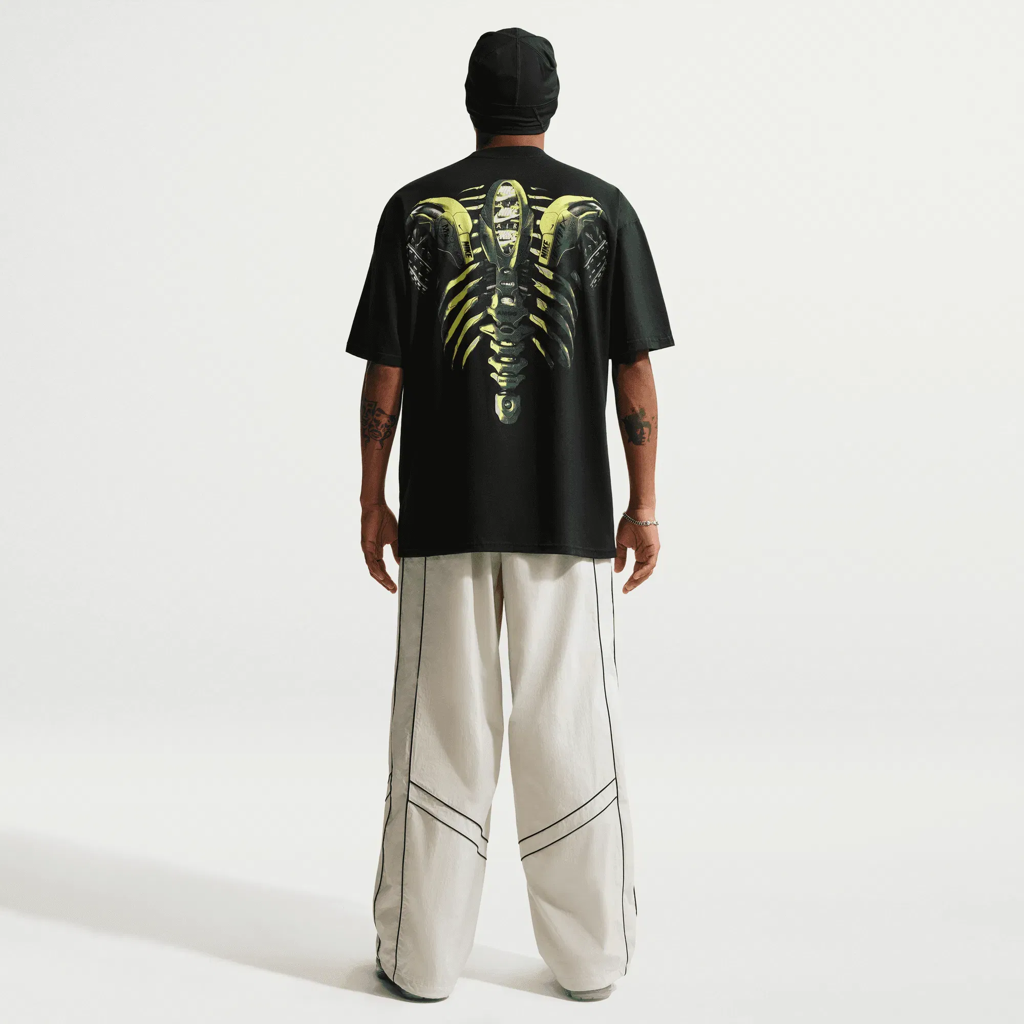 Nike MAX90 X-RAY TEE - BLACK / VOLT