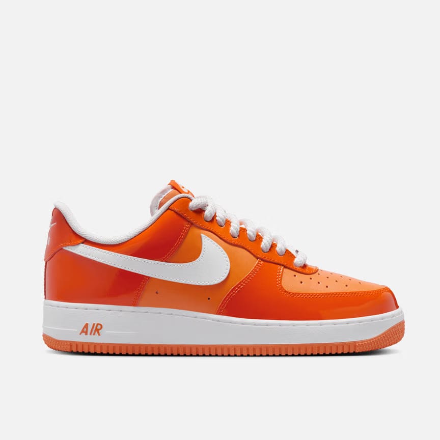 Nike AIR FORCE 1 `07 LV8 "ORANGE PATENT"