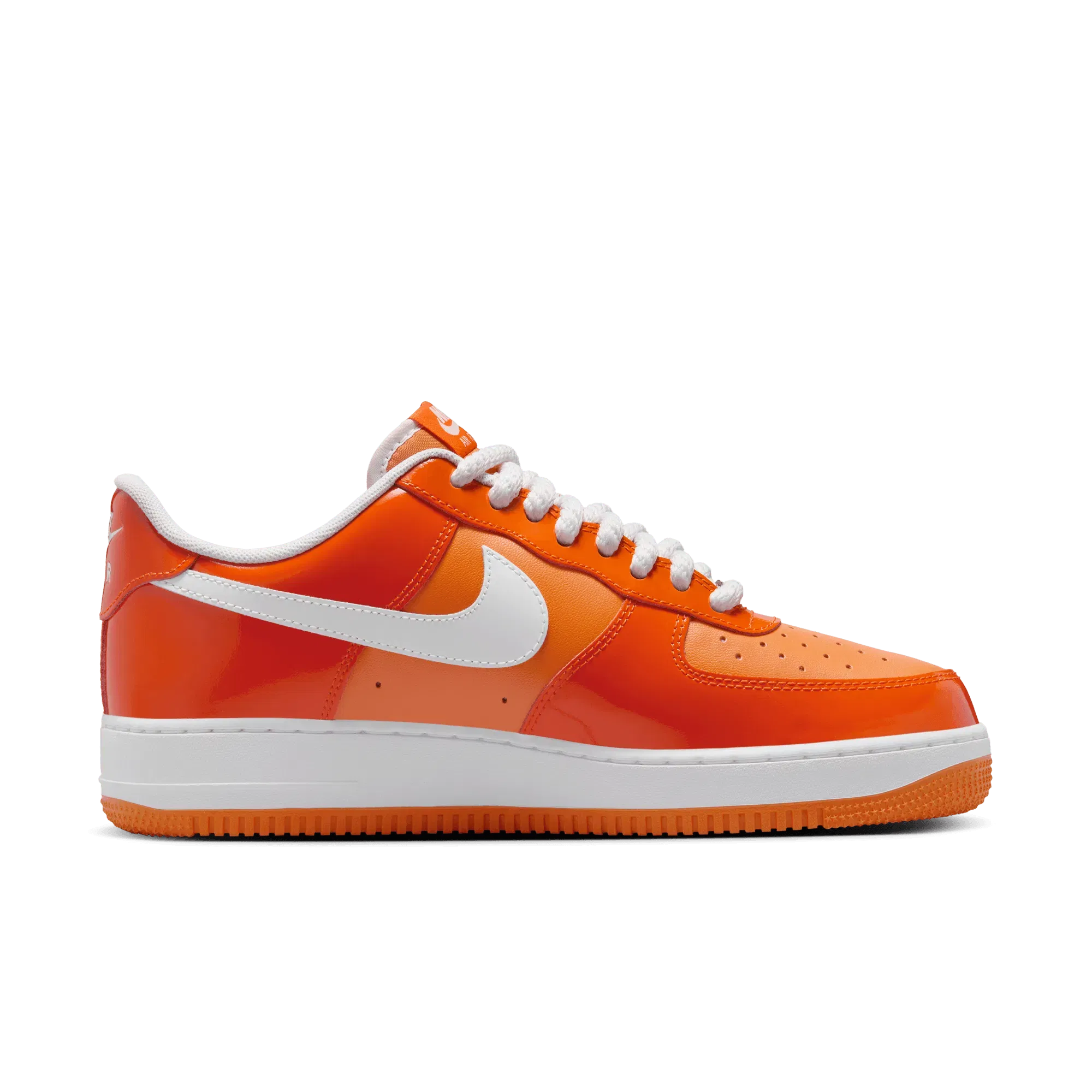 Nike AIR FORCE 1 `07 LV8 "ORANGE PATENT"