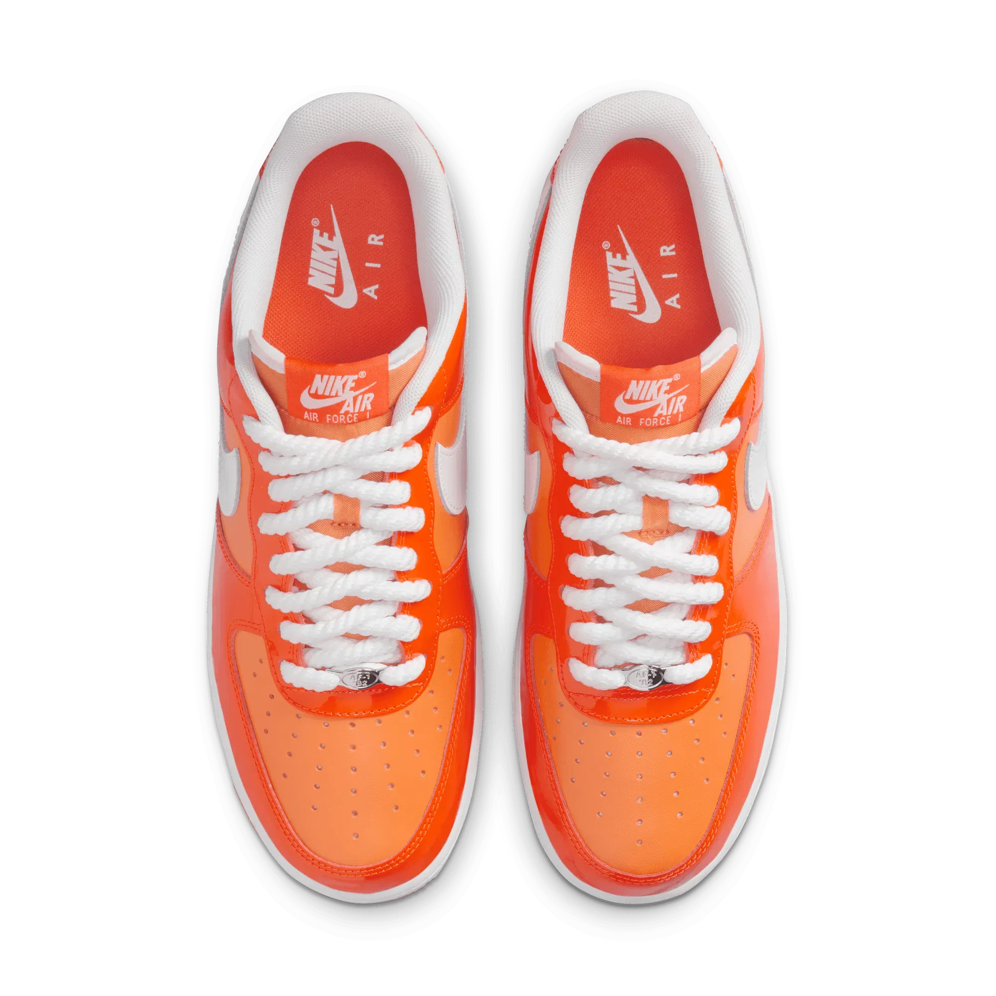 Nike AIR FORCE 1 `07 LV8 "ORANGE PATENT"