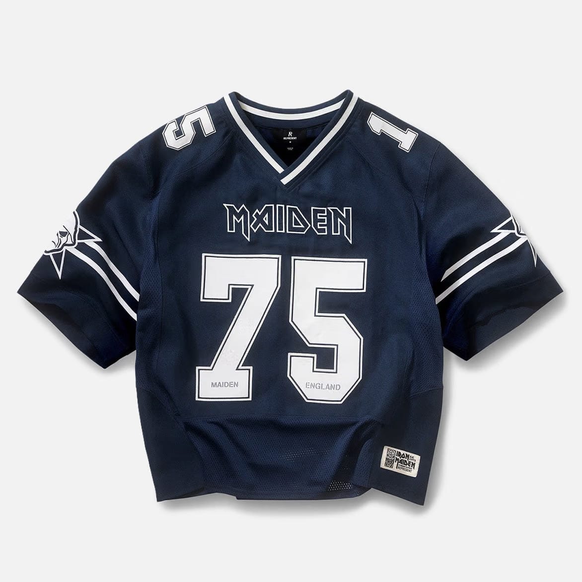 Represent IRON MAIDEN X REPRESENT ANNIVERSARY JERSEY - NAVY