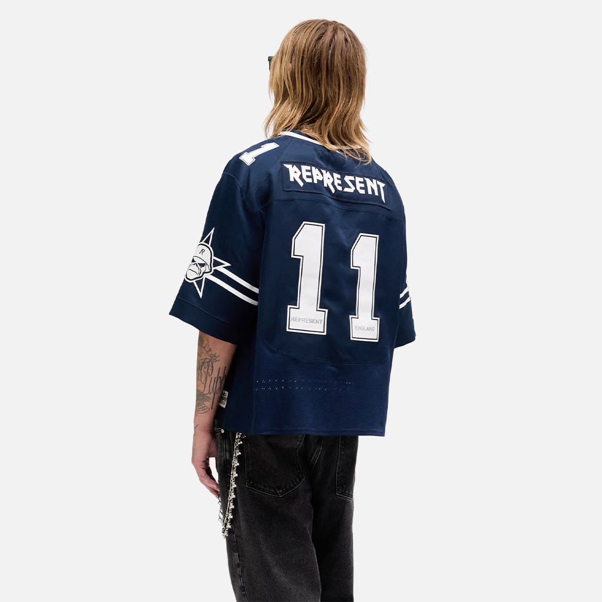 Represent IRON MAIDEN X REPRESENT ANNIVERSARY JERSEY - NAVY