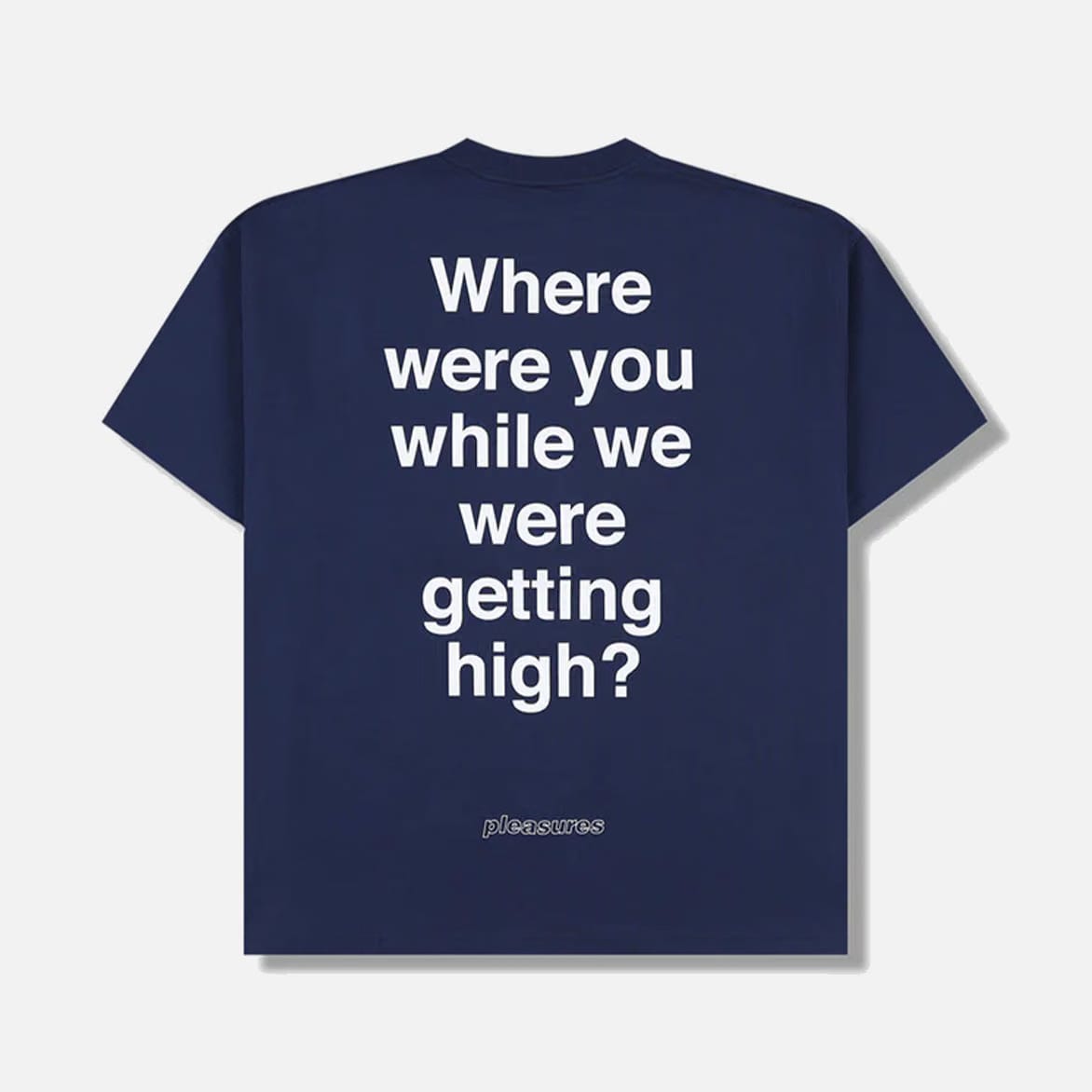 Pleasures OASIS X PLEASURES QUESTION MARK T-SHIRT - NAVY