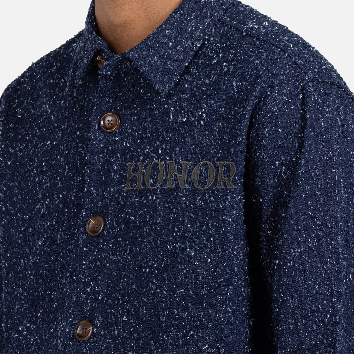 Honor The Gift NEP YARN CHACKET JACKET - NAVY