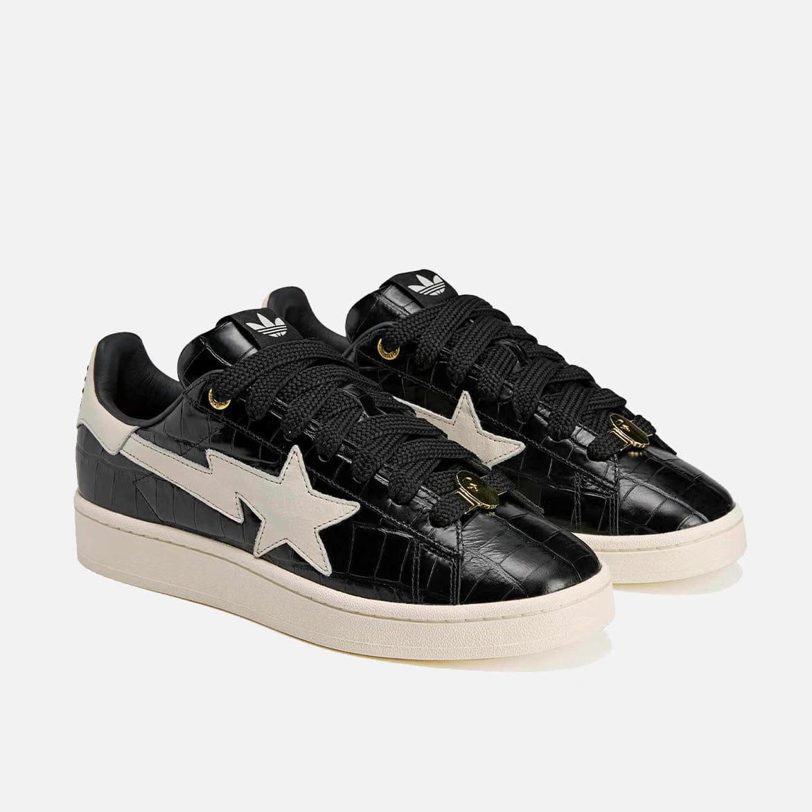 adidas BAPE X ADIDAS CAMPUS 00S "WORLD CUP PACK" - CORE BLACK / OFF WHITE