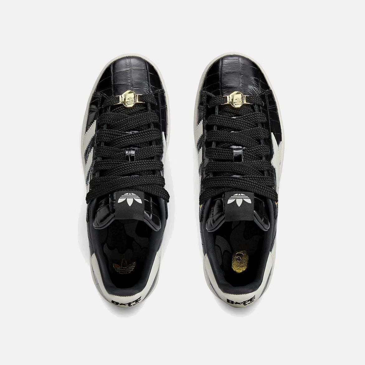 adidas BAPE X ADIDAS CAMPUS 00S "WORLD CUP PACK" - CORE BLACK / OFF WHITE