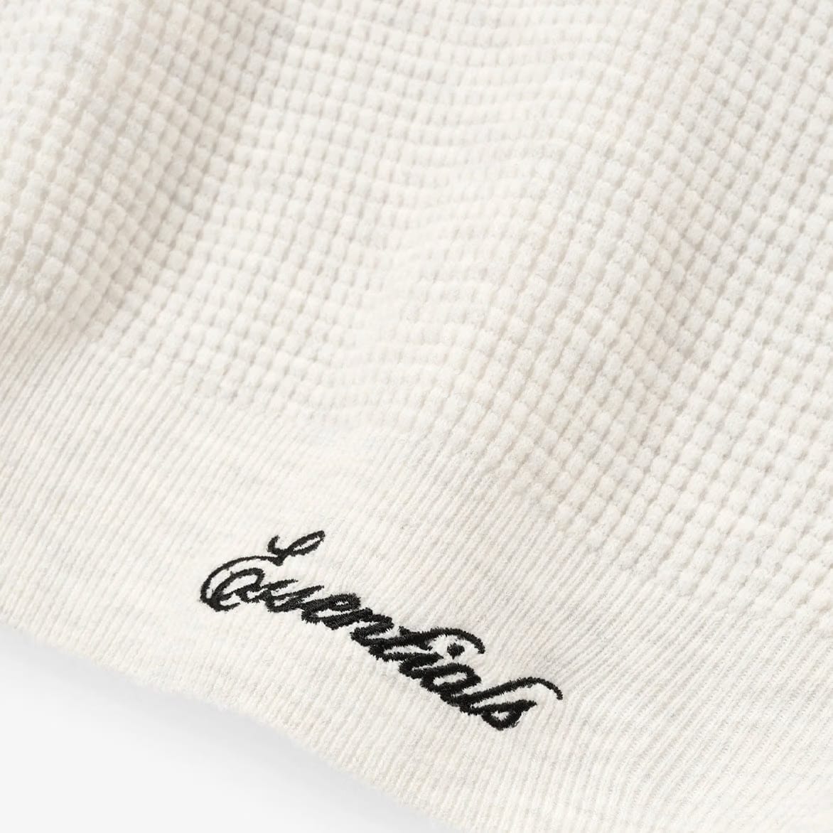 Fear of God Essentials SIGNATURE WAFFLE 90S CREWNECK SWEATER - OATMEAL HEATHER