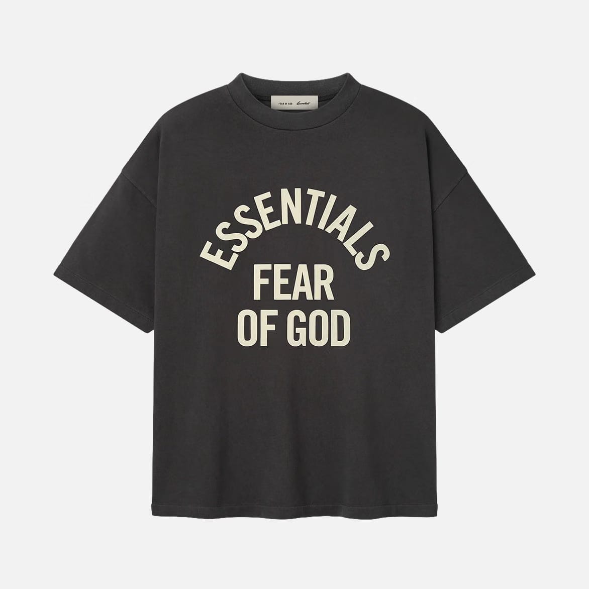Fear of God Essentials CAMPUS 90S SHORT SLEEVE TEE - FADED BLACK