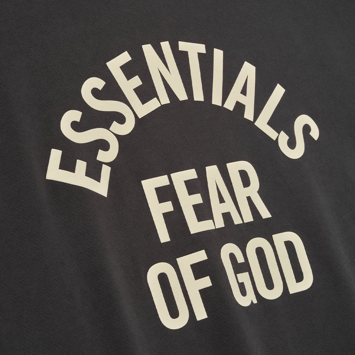Fear of God Essentials CAMPUS 90S SHORT SLEEVE TEE - FADED BLACK