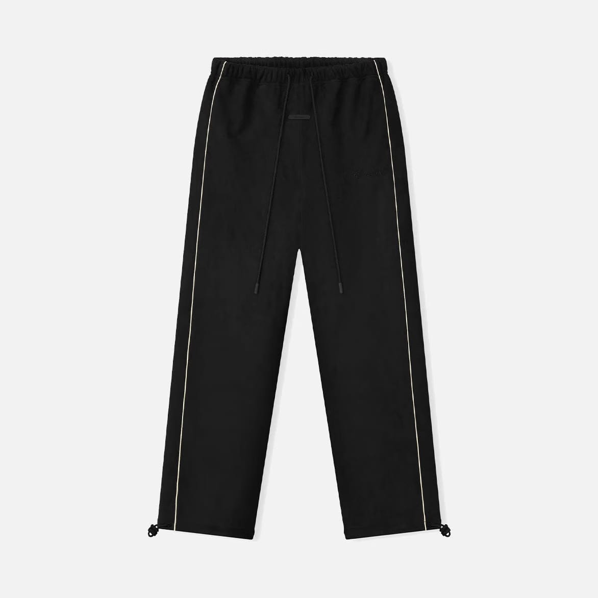 Fear of God Essentials Suede Fleece Signature Relaxed Pant - VINTAGE BLACK