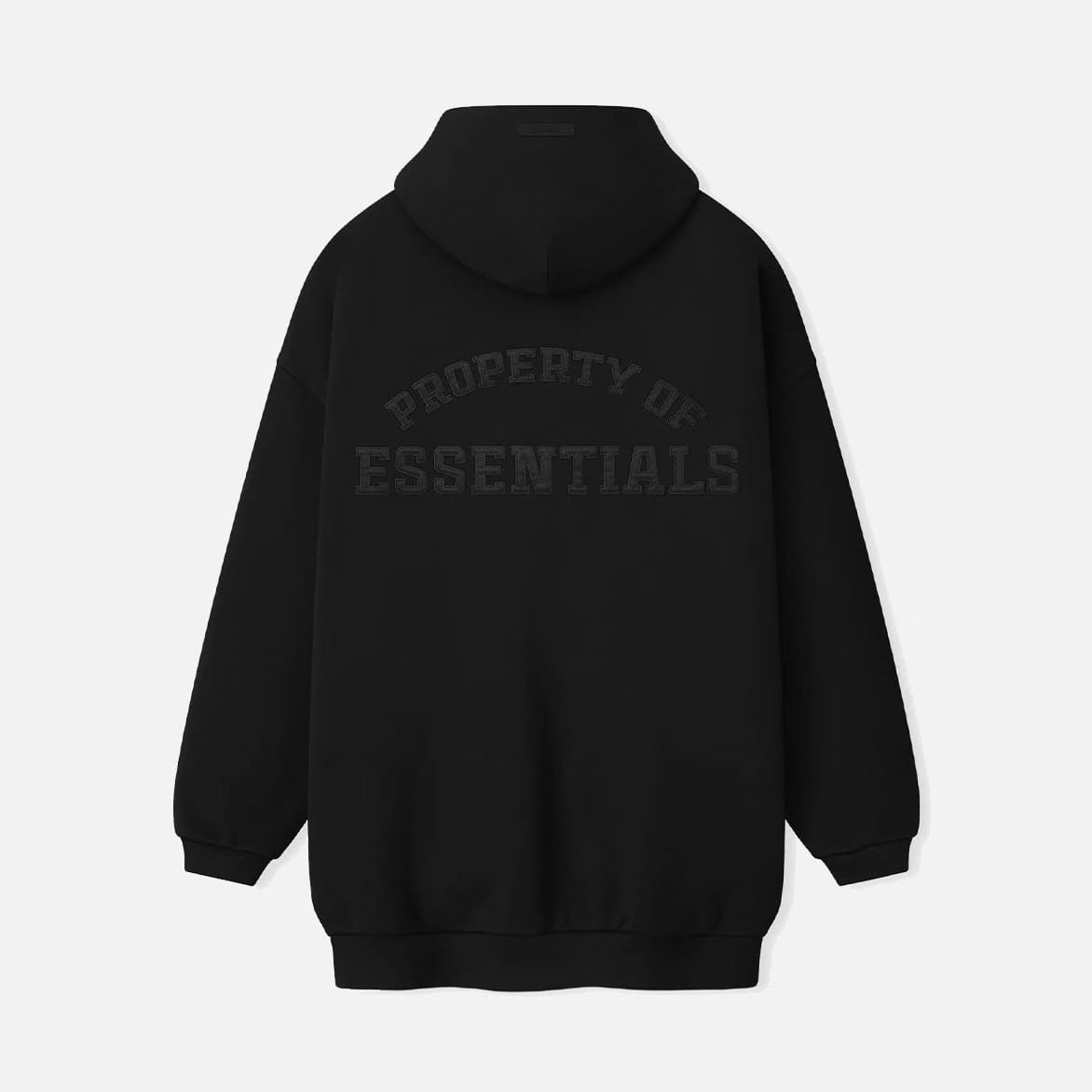 Fear of God Essentials PROPERTY LOUNGE LONG ZIP HOODIE - BLACK
