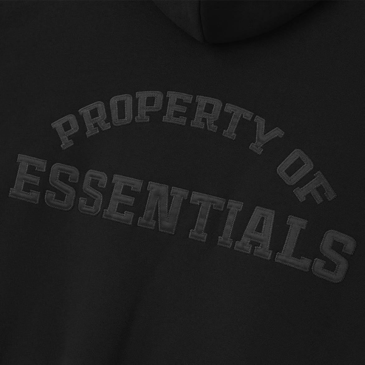 Fear of God Essentials PROPERTY LOUNGE LONG ZIP HOODIE - BLACK