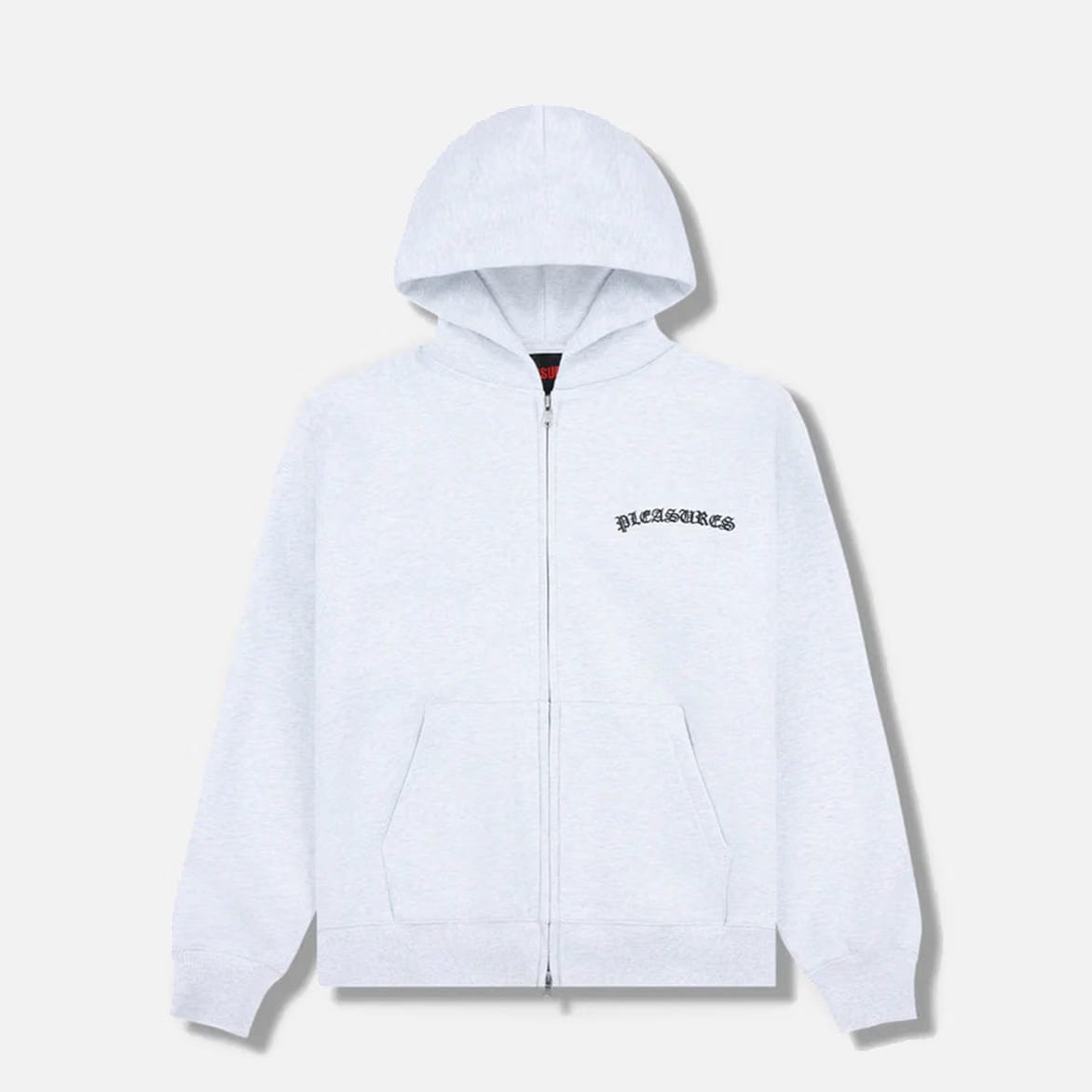 Pleasures NEURAL ZIP HOODIE - HEATHER