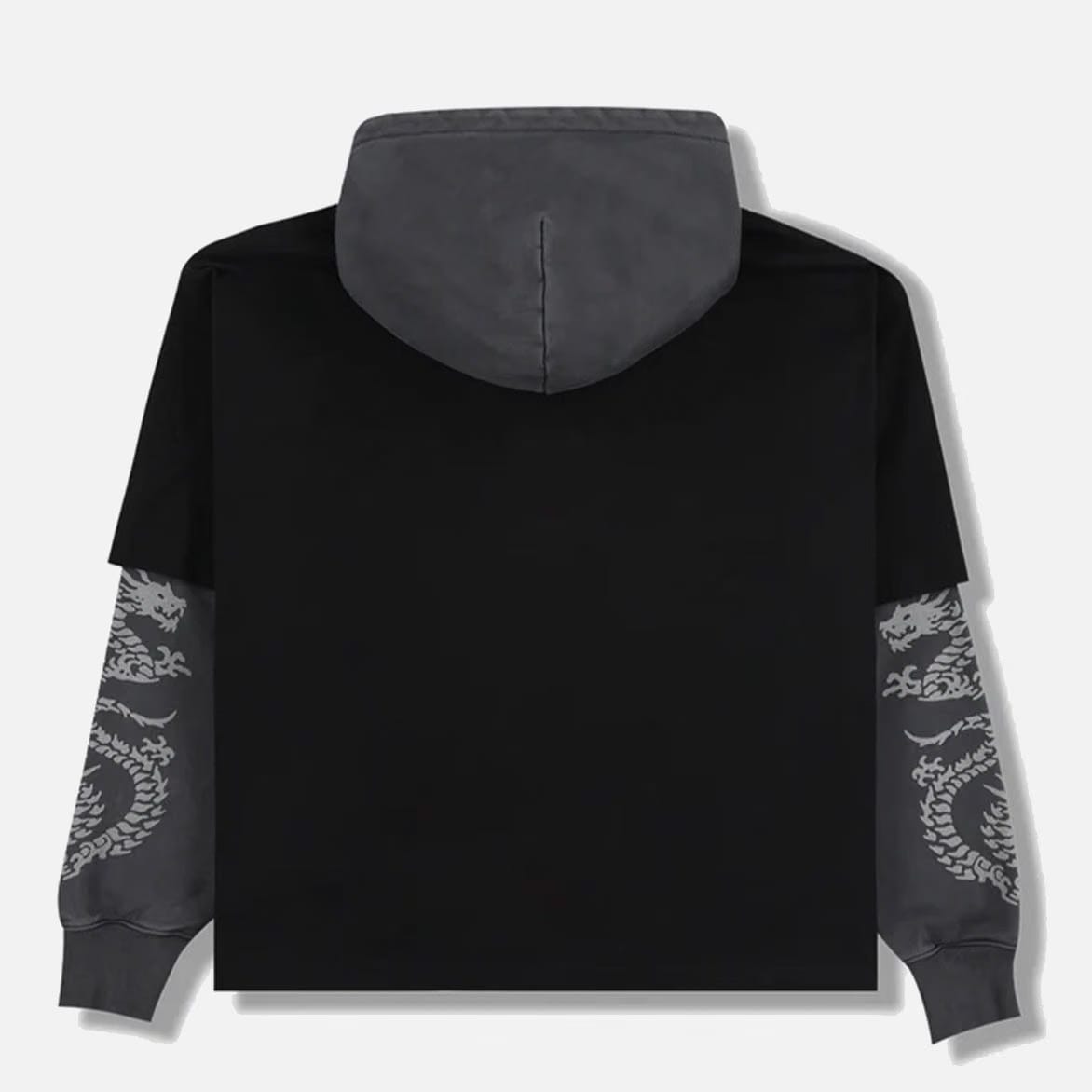 Pleasures DRAGON LAYERED HOODIE - BLACK