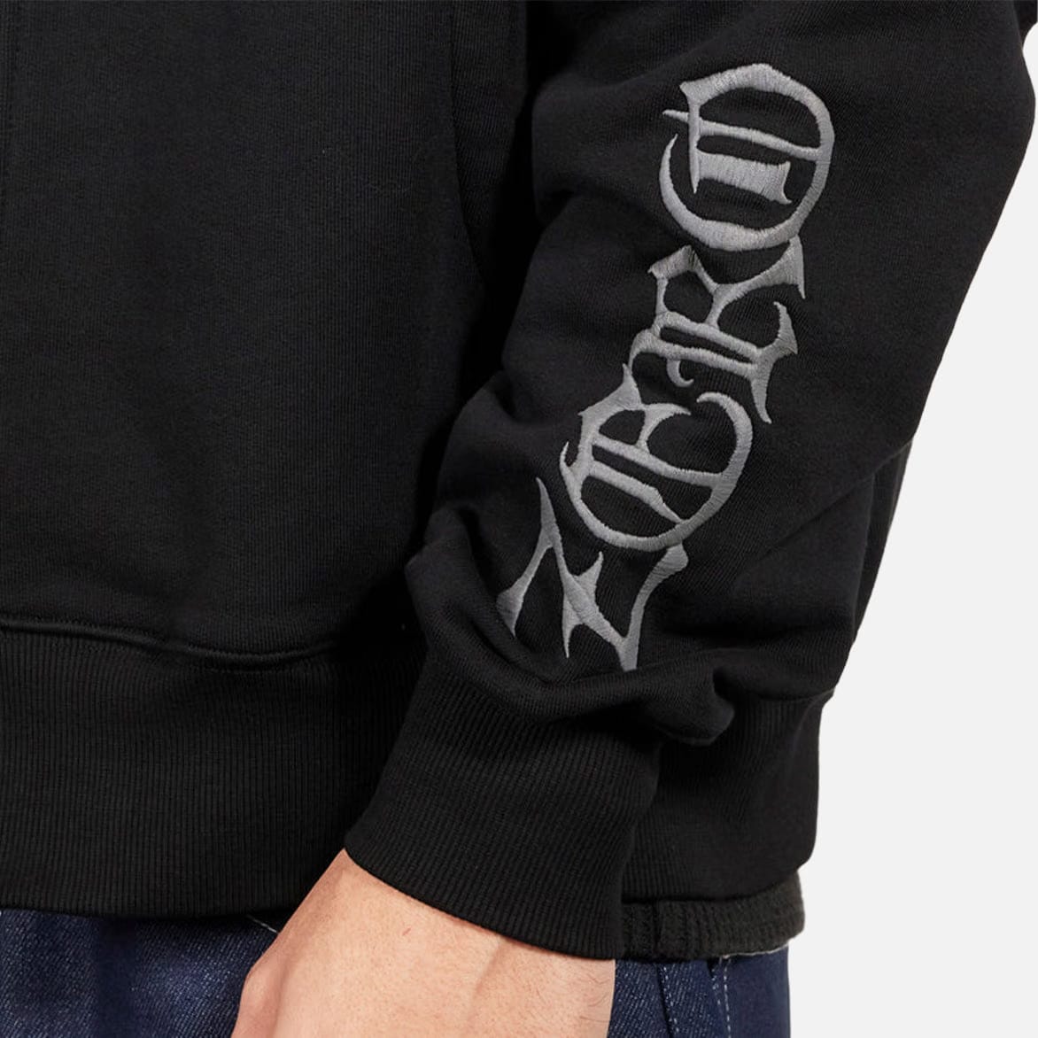 Pleasures BALACLAVA ZIP HOODIE - BLACK