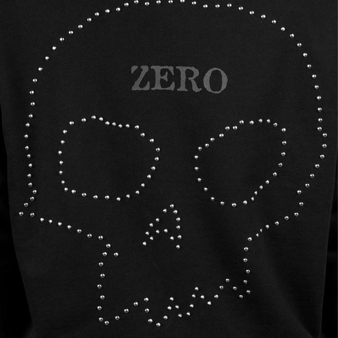 Pleasures ZERO STUDDED HOODIE - BLACK