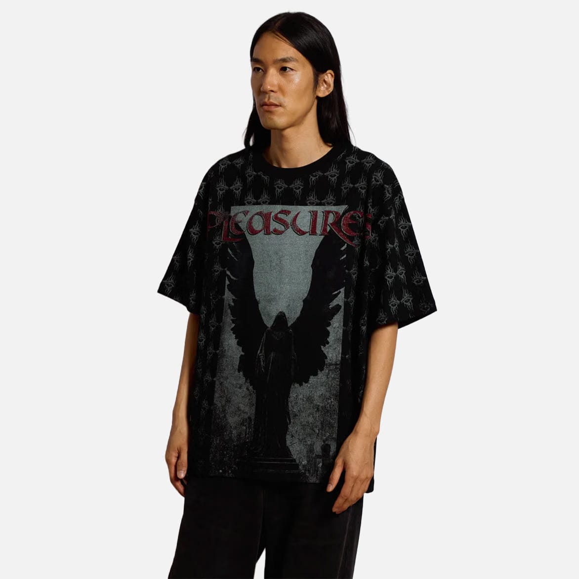 Pleasures JUDGEMENT HEAVYWEIGHT T-SHIRT - BLACK