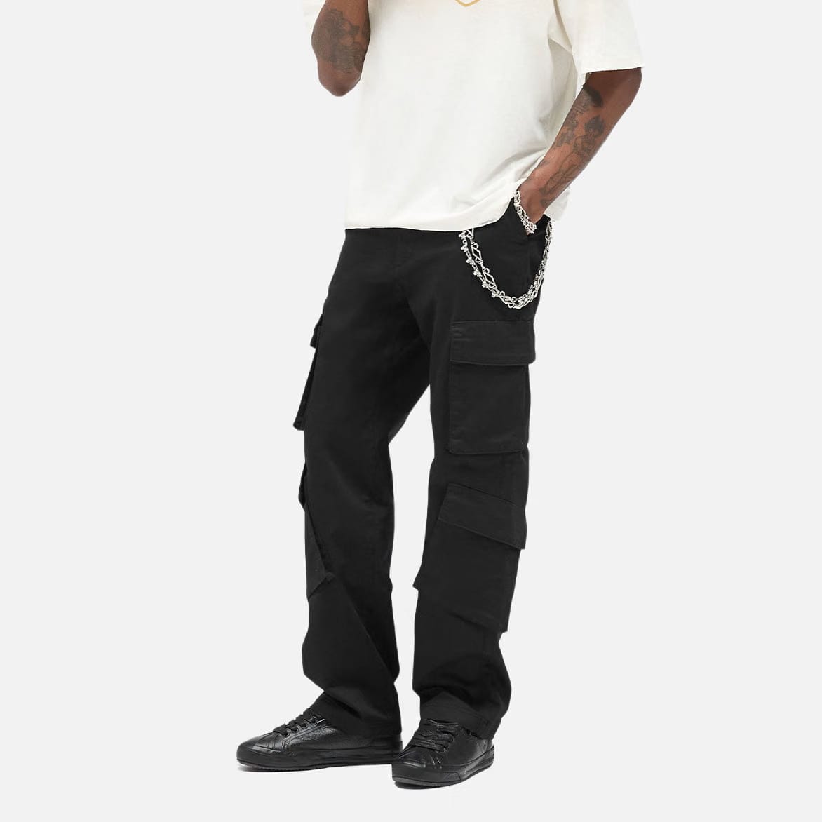 Represent CARGO PANT - JET BALCK