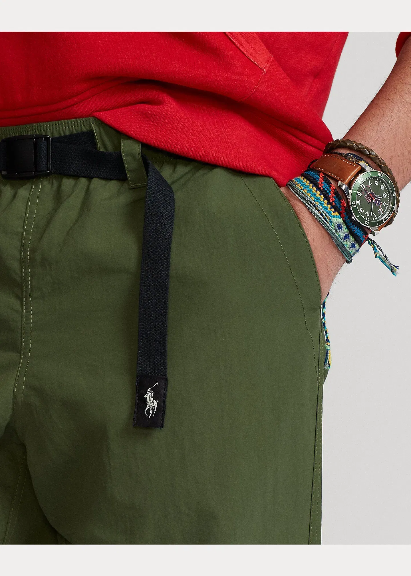 Polo Ralph Lauren NYLON CLIMBING PANT - ARMY