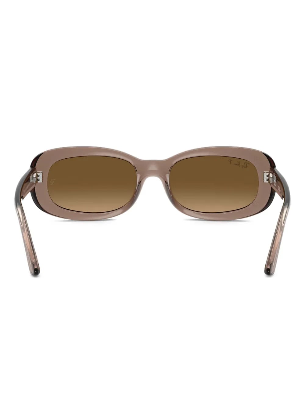 branded oval-frame sunglasses